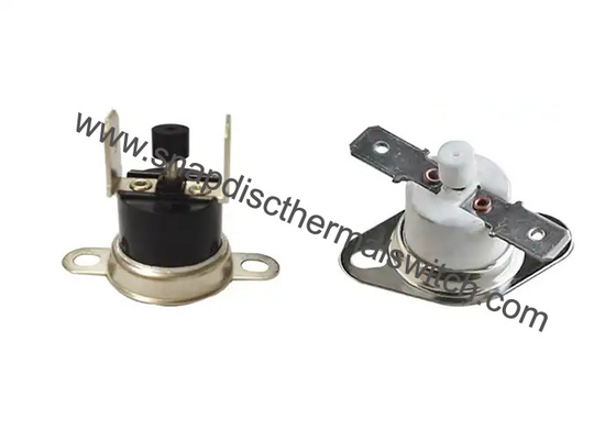 Manually Reset Bimetal Thermostat KSD301 Thermostat 16A 250V , 10A Thermal Switch for Electric Kettle